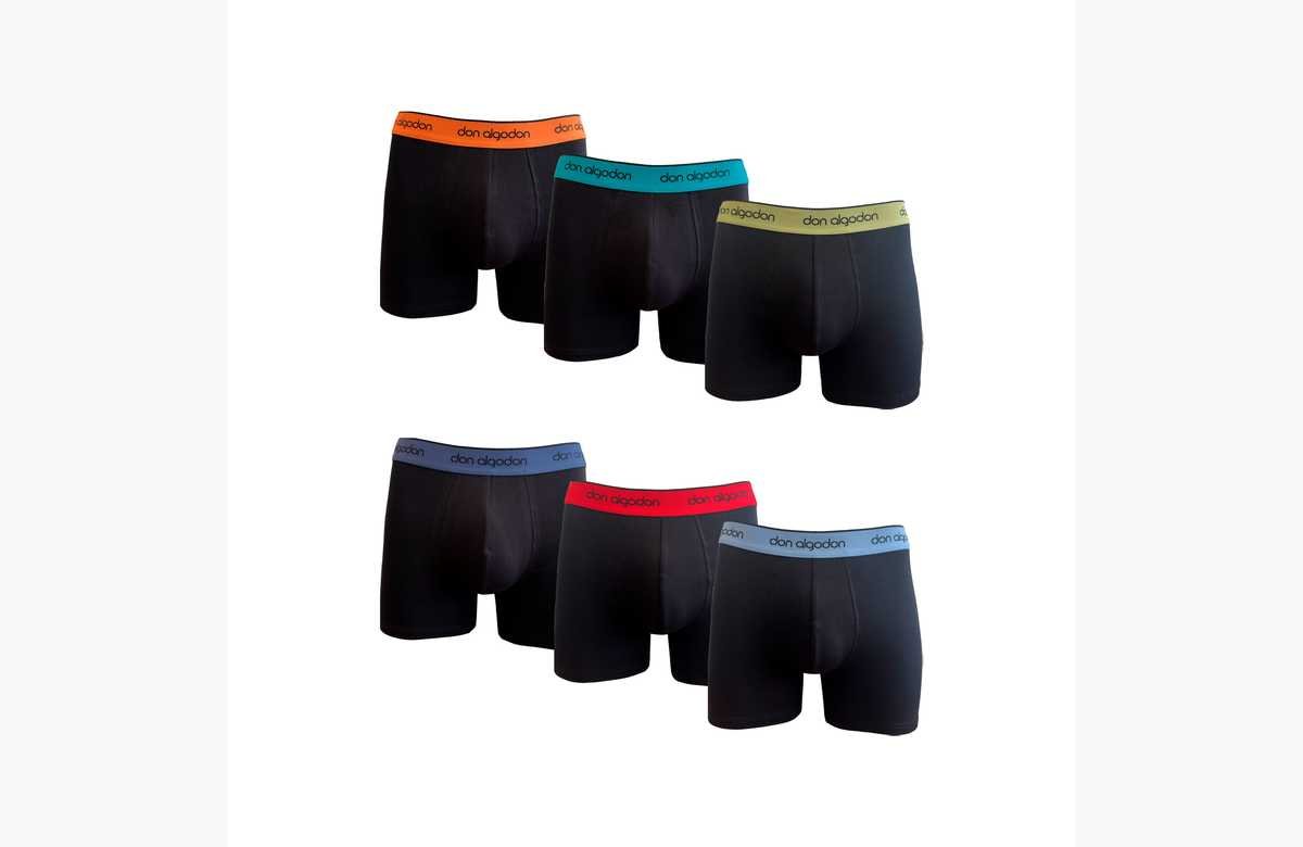 ¡Consigue 6 Boxers Hombre de Lujo a un Precio de Locura! No podrás resistirte a la Calidad y Suavidad Insuperables de Don Algodón. ¡No dejes pasar esta Oferta Exclusiva!