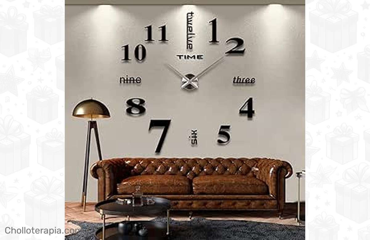¡Adorna tu casa con el reloj adhesivo 3D que te sorprenderá! ¡Usa el cupón y ahorra un 40%! ¡Dale un toque de estilo a tu hogar!