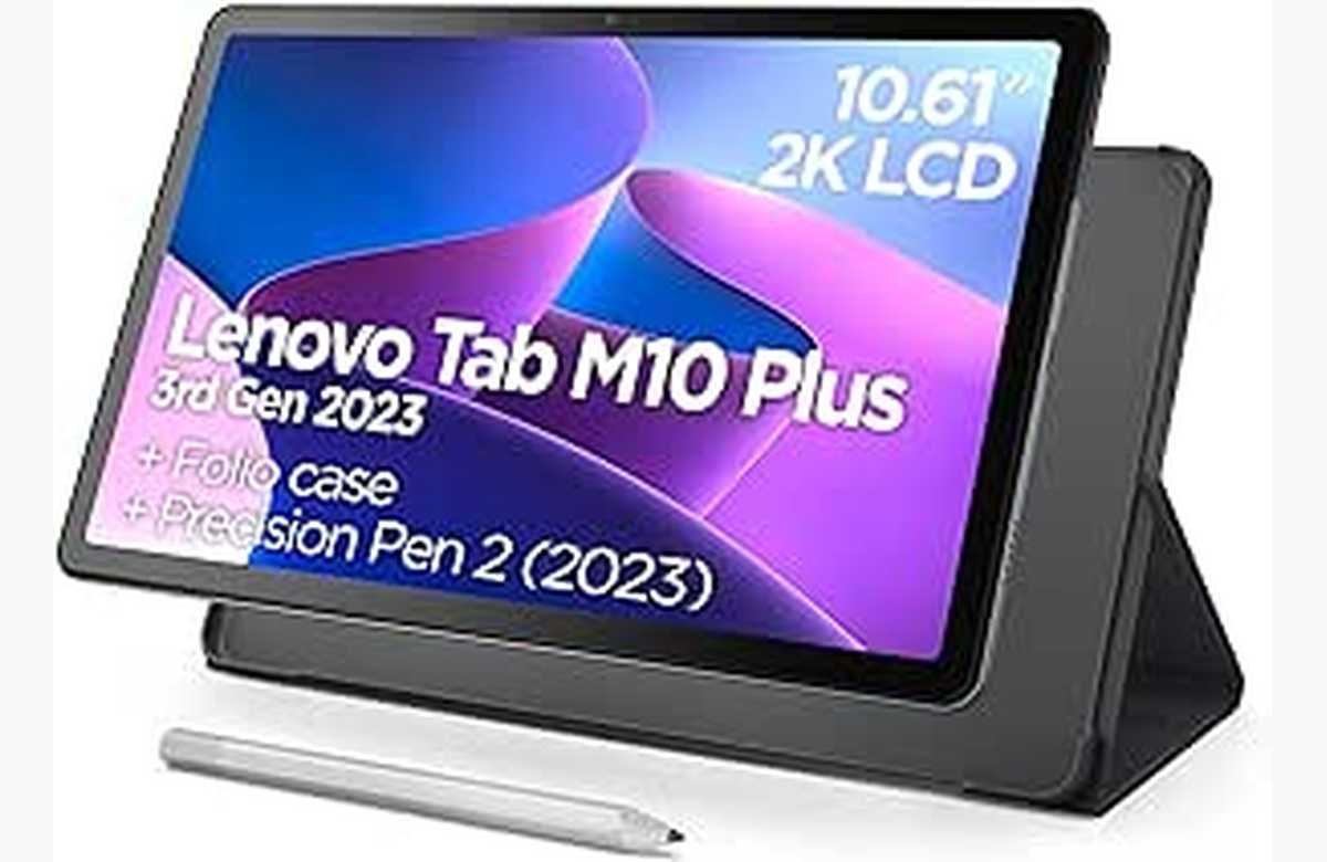 ¡Chollazo increíble! Lenovo Tab M10 Plus 3rd Gen + Precision Pen 2 + Funda. ¡Potencia y calidad juntos para ti!