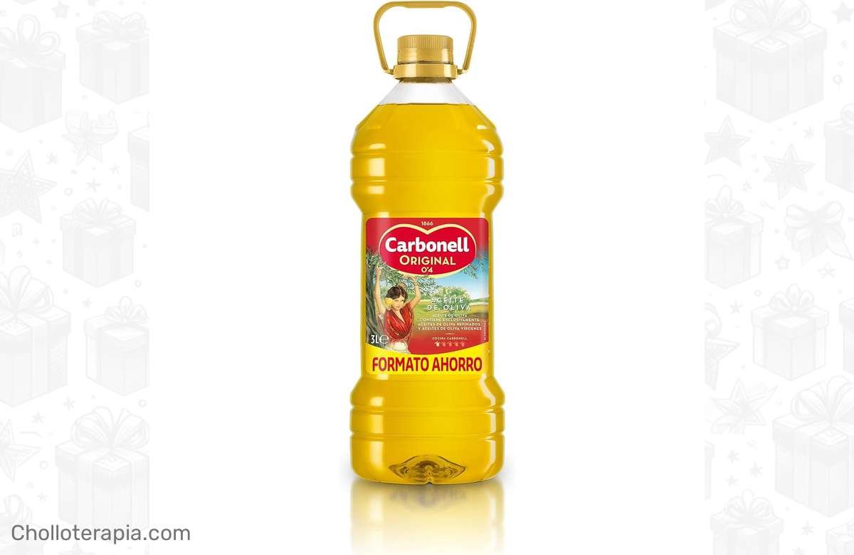 ¡Aprovecha esta mega oferta! Carbonell Aceite de Oliva Original 0.4º, botella 3L de puro placer culinario