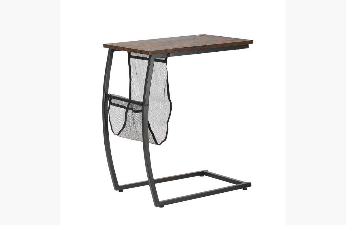 ¡No te quedes sin ella! Mesa auxiliar con bolsillo de almacenaje: el complemento imprescindible para tu salón