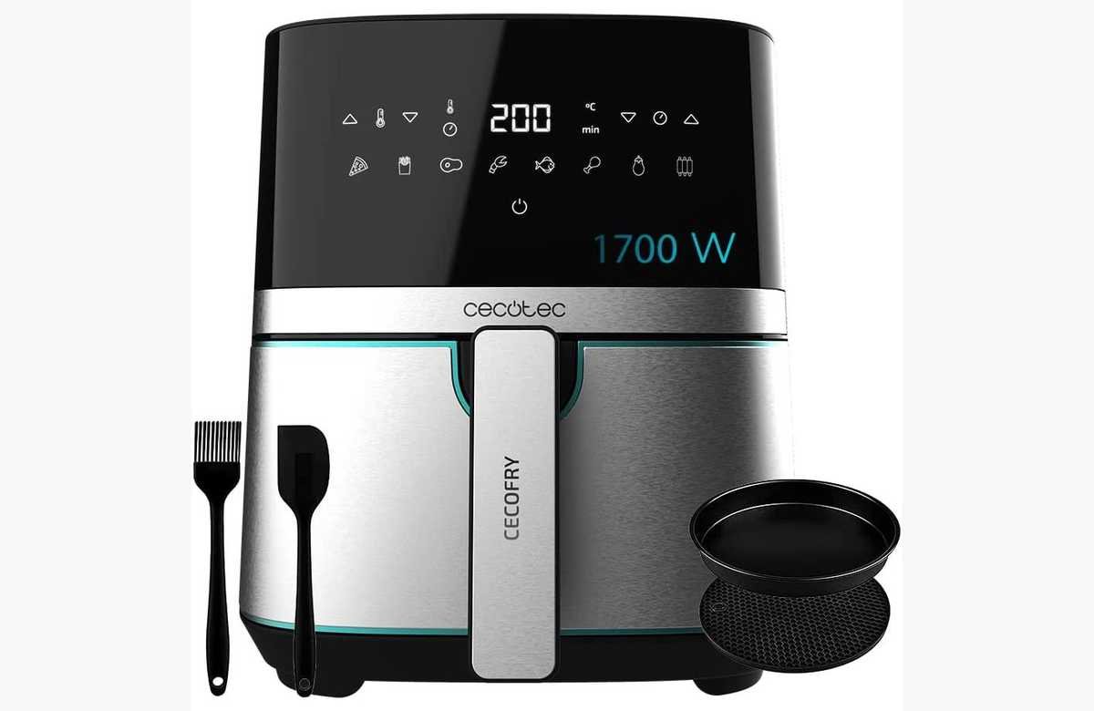 ¡Cocina de forma saludable y deliciosa con la Freidora de Aire Cecotec Cecofry Full Inox 5500 Pro!