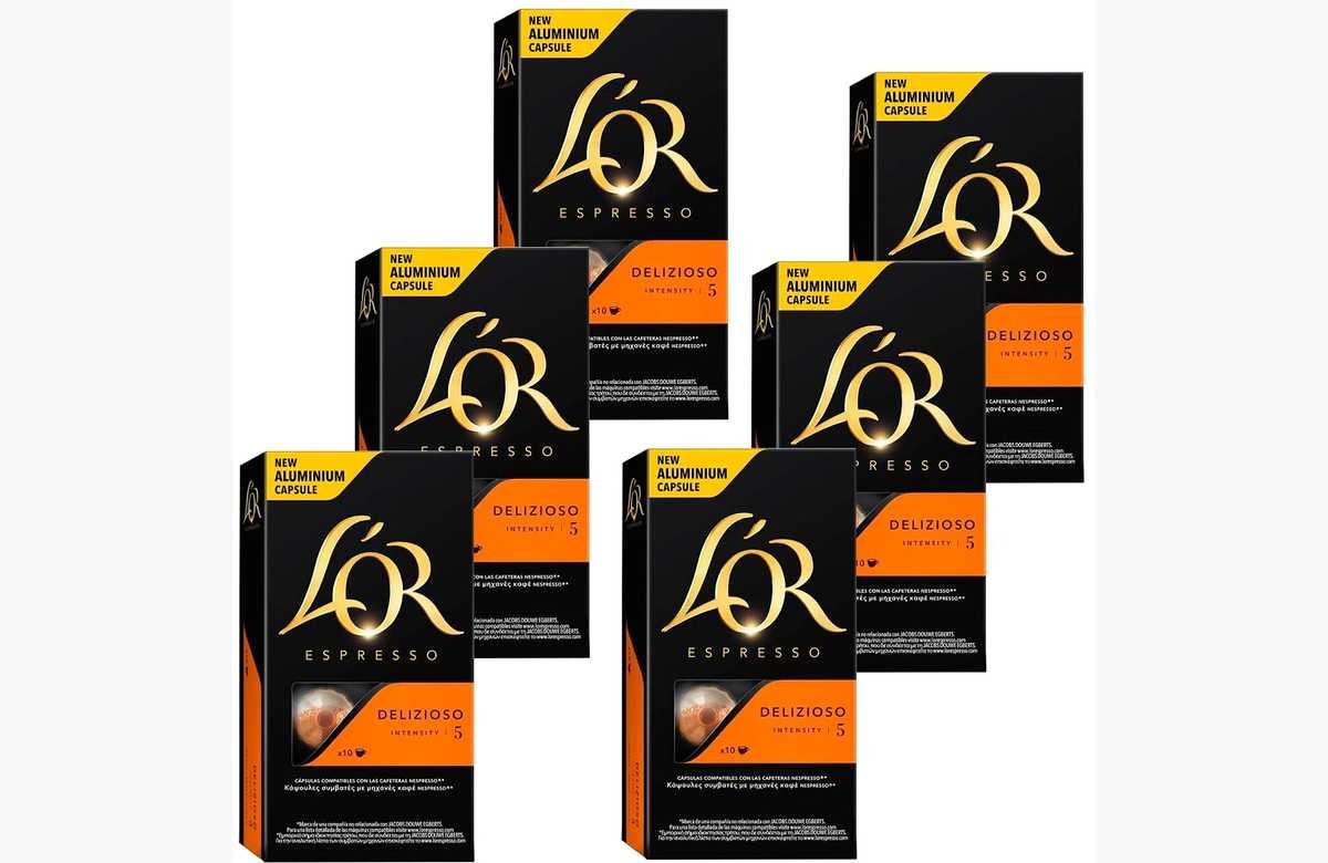¡No te lo pierdas! L’Or 60 cápsulas aluminio NESPRESSO a precio irresistible