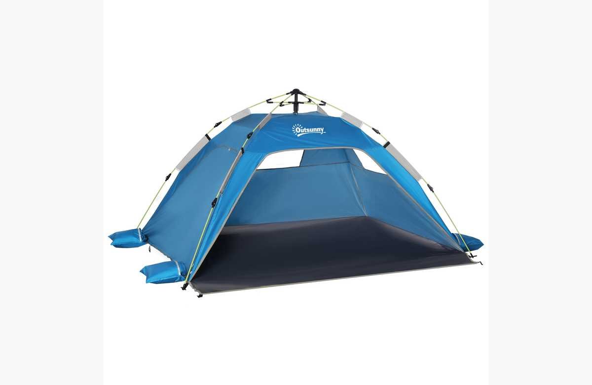 ¡No dejes pasar esta oportunidad única! Carpa de playa pop-up con puertas y ventanas, perfecta para disfrutar del parque con estilo y comodidad. ¡Compra ahora!