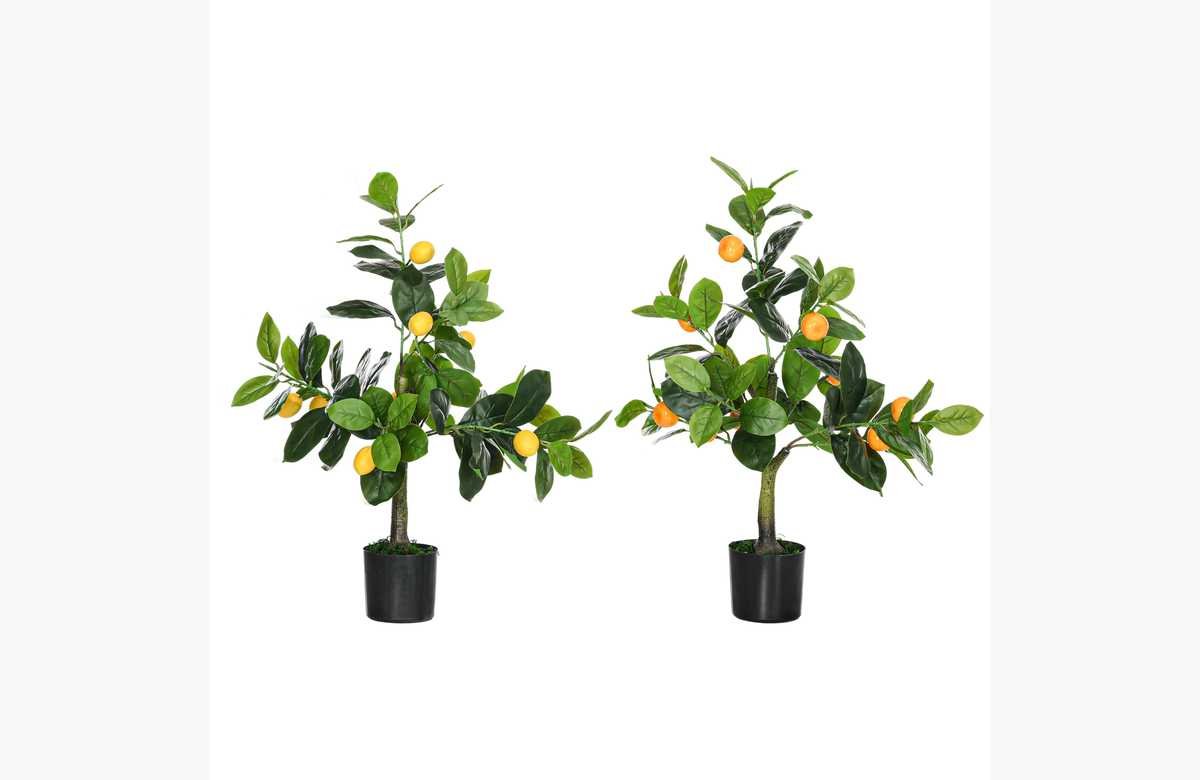 ¡Decora tu hogar con estos limoneros y naranjos artificiales a precio de ganga!