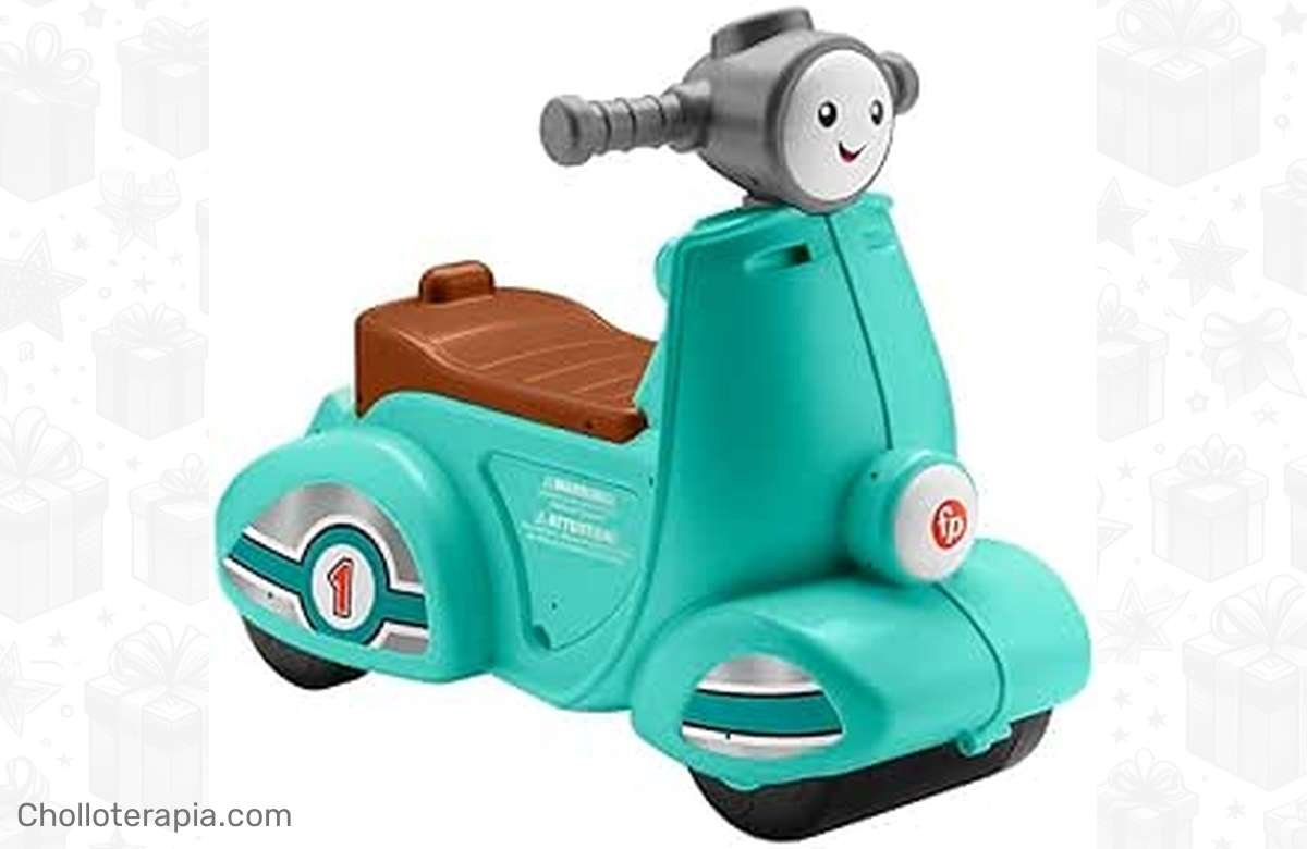 ¡Arranca la diversión! Fisher-Price Ríe y Aprende Moto scooter, la mejor opción para el aprendizaje y diversión de tu bebé