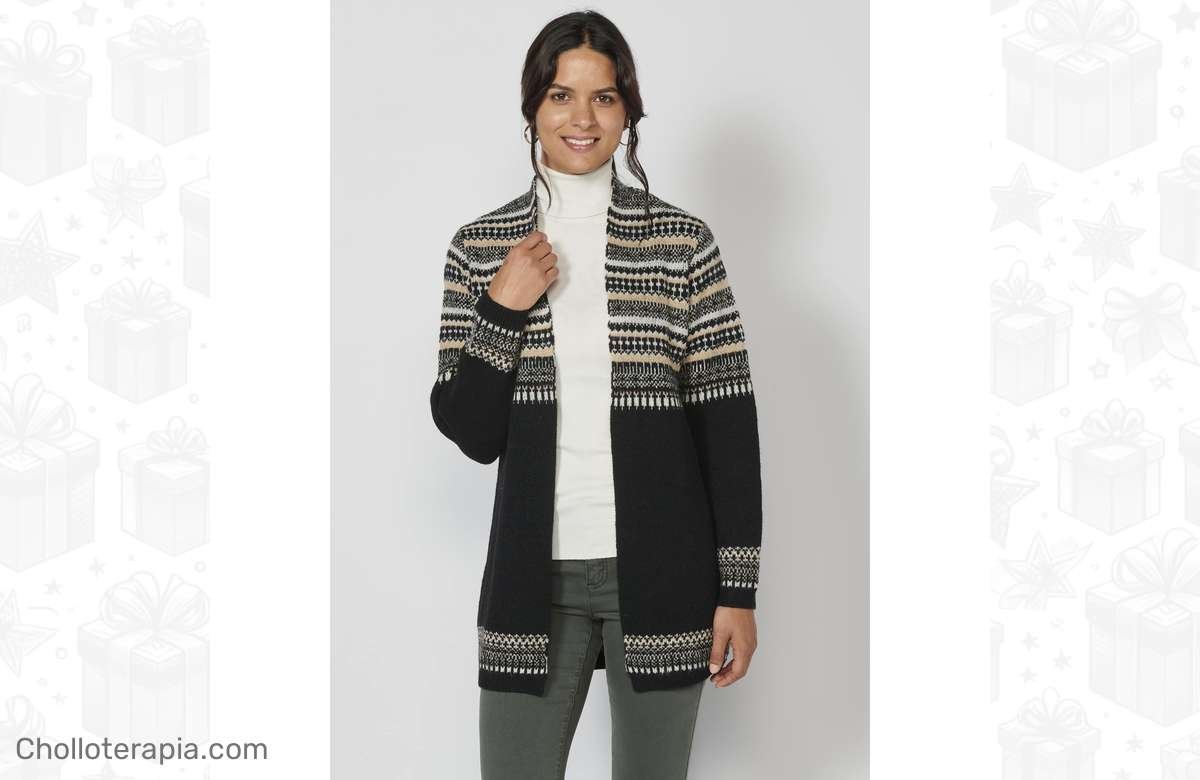 ¡Arrasa con estilo luciendo la increíble Chaqueta Koroshi de manga larga para mujer en color Negro!