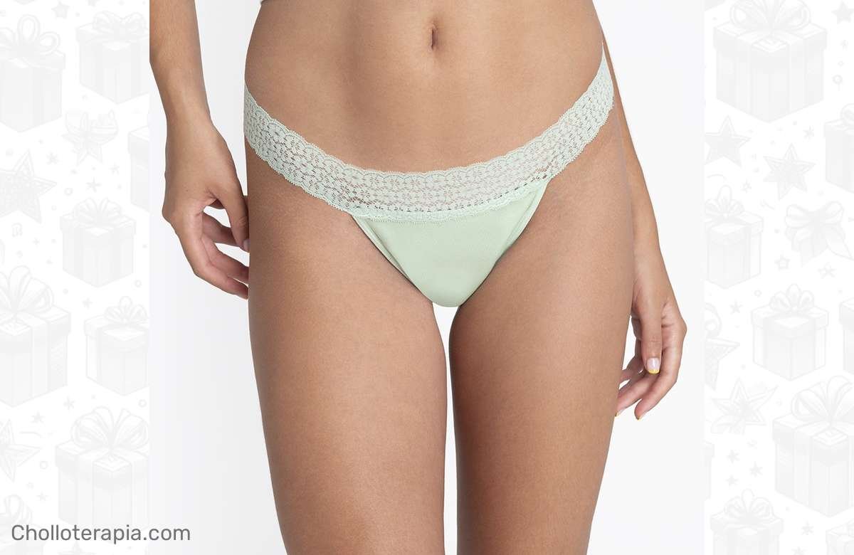 ¡Arrasa con los precios más bajos en braguitas menstruales en Platanomelón Kiwitas Tanga Encaje! ¡No podrás resistirte a nuestras ofertas alucinantes! ¡Encuentra tu chollazo en nuestras braguitas de precio imbatible ahora mismo!