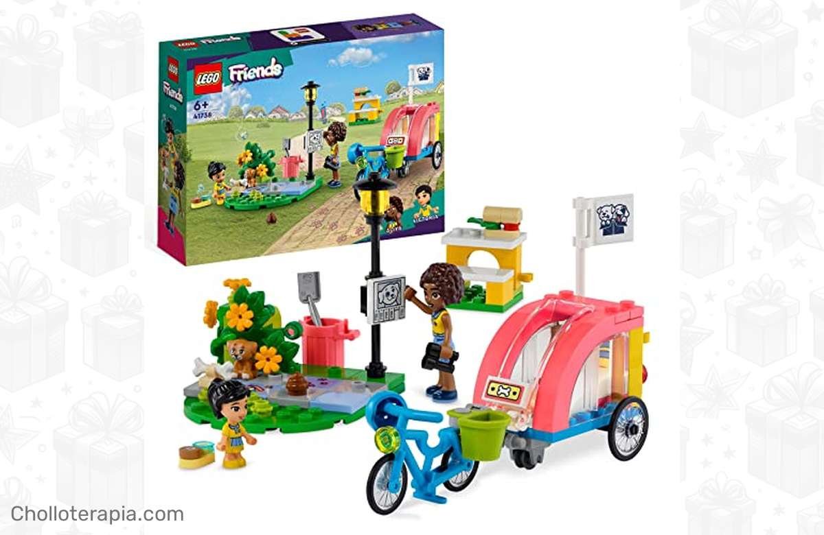 ¡Bici LEGO Friends 41738 en oferta! ¡Para amantes de perritos y diversión! ¡Precio loco, descuento brutal! ¡Juega a ser veterinario con mini muñecas para niños de 6+! ¡No te lo pierdas!