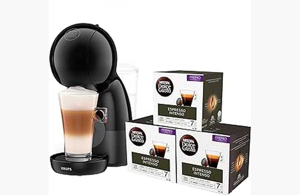 ¡Despierta y disfruta de café en segundos con la cafetera Krups Dolce Gusto!