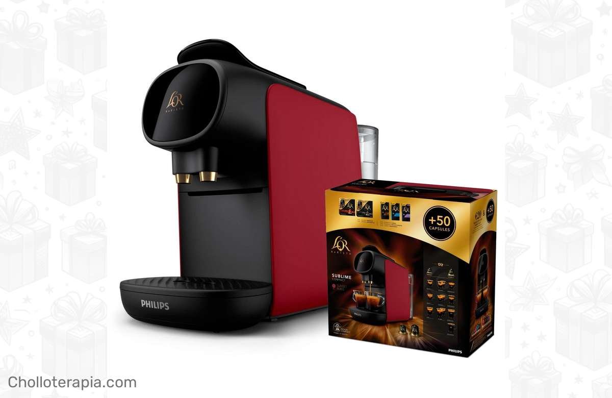 ¡Consigue tu Cafetera Philips L’OR Barista Sublime Red + 50 cápsulas a un precio único en nuestro outlet! ¡Aprovecha esta oportunidad ahora!