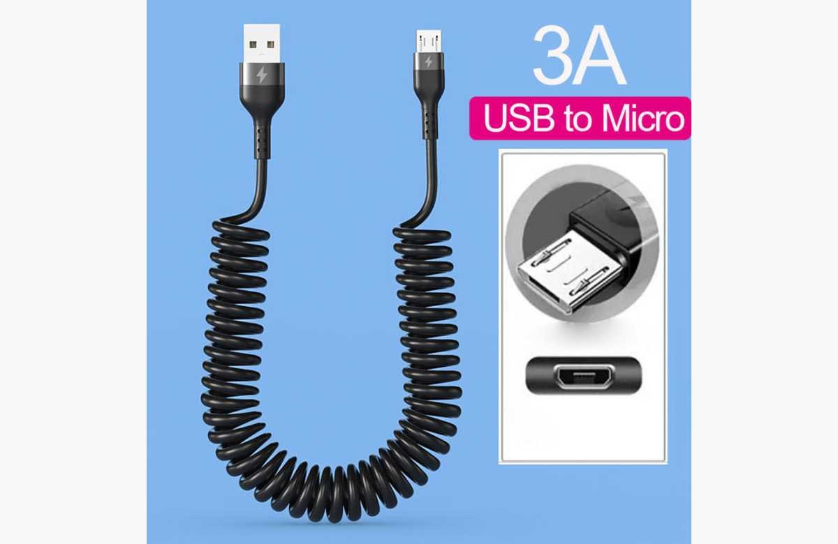 ¡Maximiza la carga de tu coche en segundos con el increíble VAORLO-Cable retráctil de 5A y 66W para iPhone y Android! ¡No pierdas esta oportunidad única y adquiérelo ahora mismo!