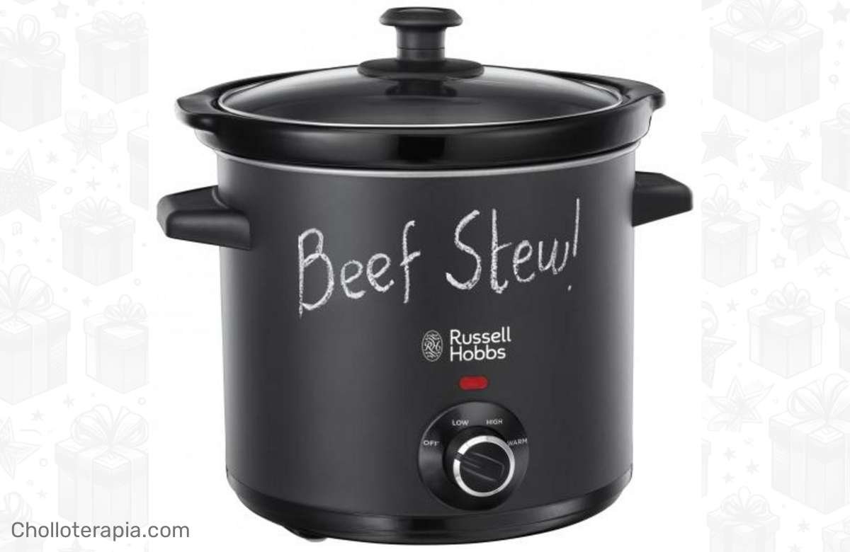 ¡Cocina deliciosos platos con la Olla de Cocción Lenta Russell Hobbs Chalkboard a un precio que no podrás resistir! ¡No te quedes sin la tuya!