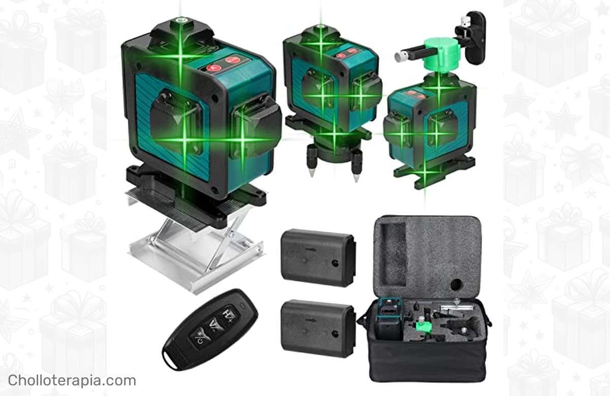 ¡Consigue el Nivel Láser 360 Autonivelante con Control Remoto y Baterías Incluidas! ¡No te pierdas esta oferta completa!