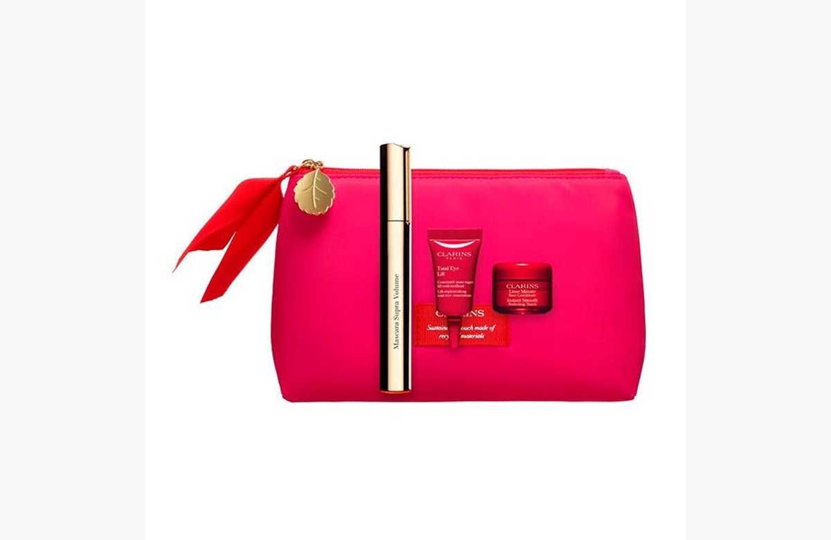 Consigue pestañas de impacto con el estuche Máscara Supra Volume de Clarins