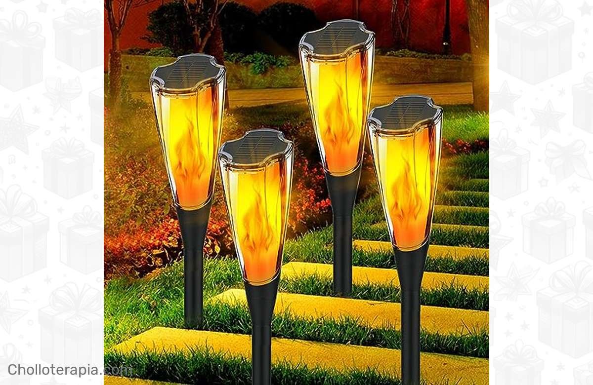 ¡Crea un rincón mágico en tu jardín con estas luces solares LED! ¡Aprovecha esta oferta única!