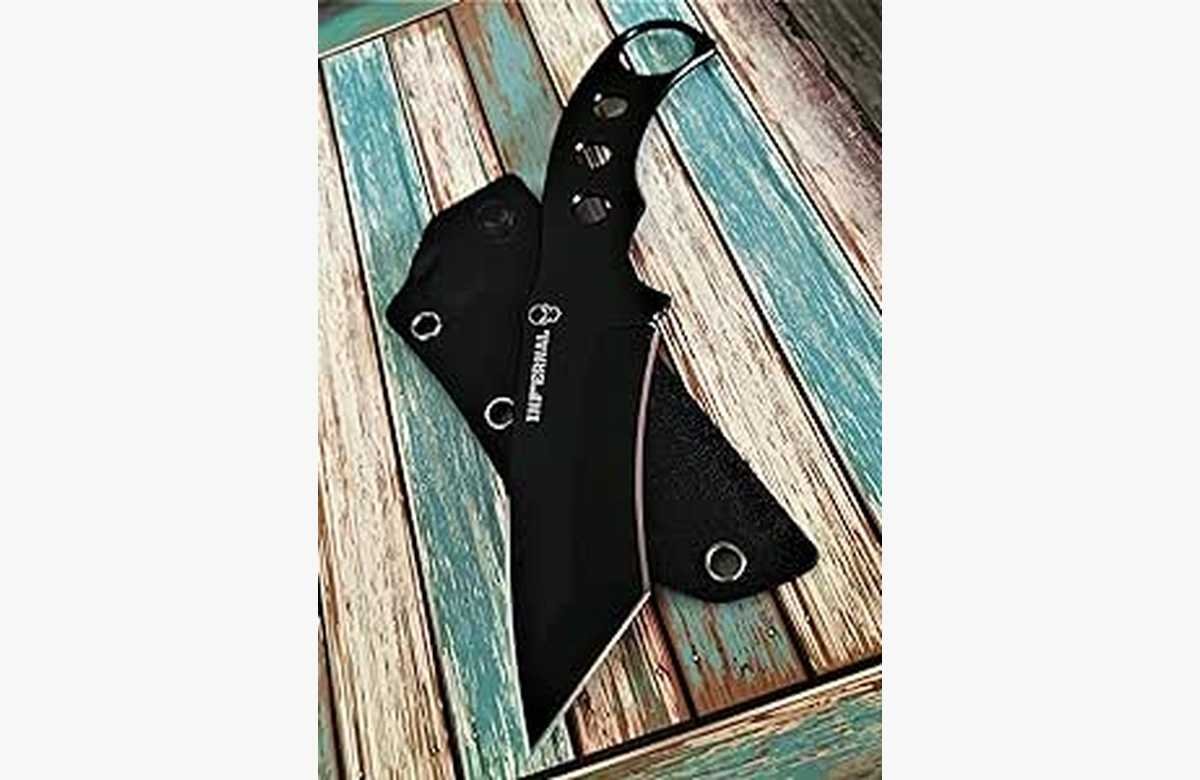 El cuchillo de caza InfernalTactics con funda Kydex: ¡El básico para tus aventuras al aire libre!