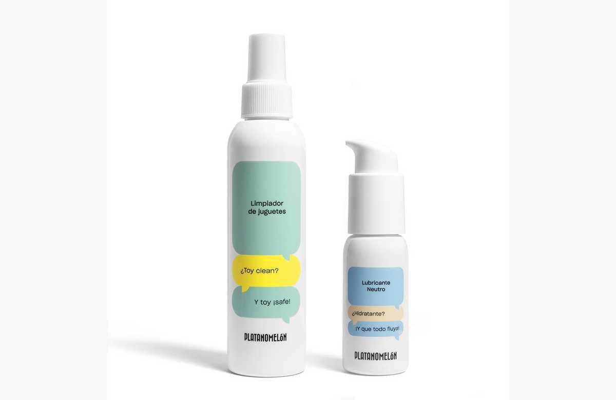 Deslízate al paraíso del placer: Limpiador + Lubricante de Platanomelón, el combo irresistible para tus momentos íntimos