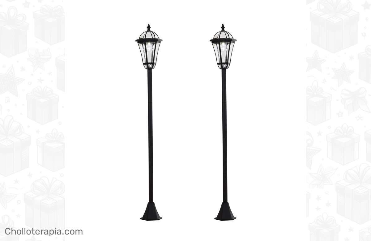 ¡Deslumbra a todos con estas farolas solares de exterior que transformarán tu jardín!