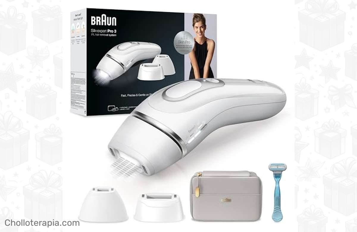 ¡Di adiós al vello no deseado con la depiladora Braun Silk-expert Pro 3!