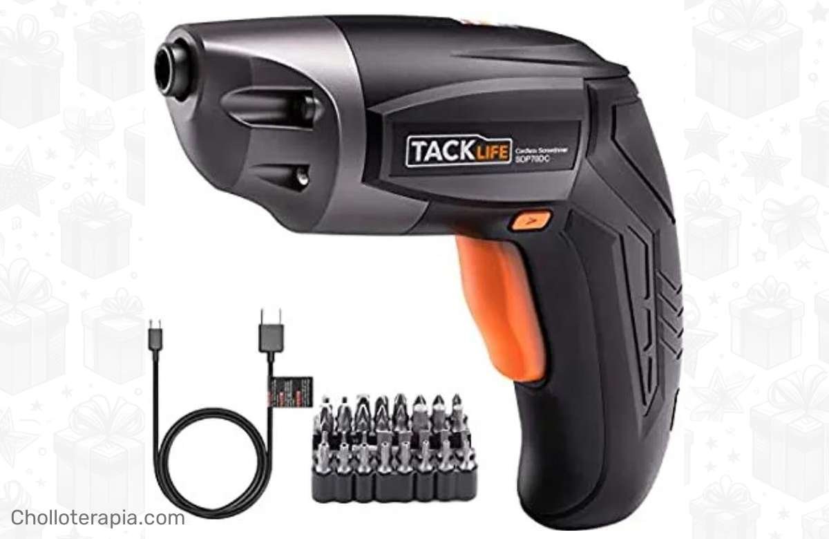 ¡El atornillador inalámbrico TACKLIFE de 3.6V con USB y 32 puntas está arrasando! ¡Aprovecha el mejor chollo en herramientas ahora mismo!