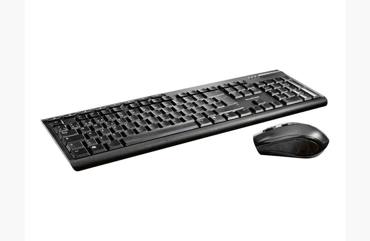 ¡Aumenta tu productividad al máximo con el combo inalámbrico Silvercrest: teclado y ratón a precios imbatibles!