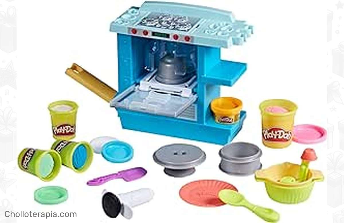 ¡El set más creativo para hornear tus propios pasteles en casa con Play-Doh! ¡No podrás resistirte a esta deliciosa diversión!