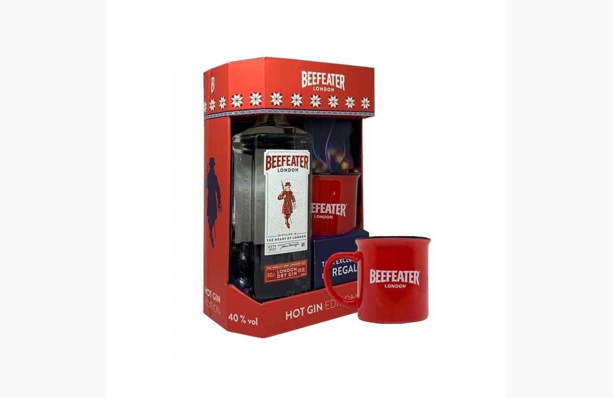 ¡Oferta única: Estuche Beefeater + Taza, el combo perfecto para tu colección!