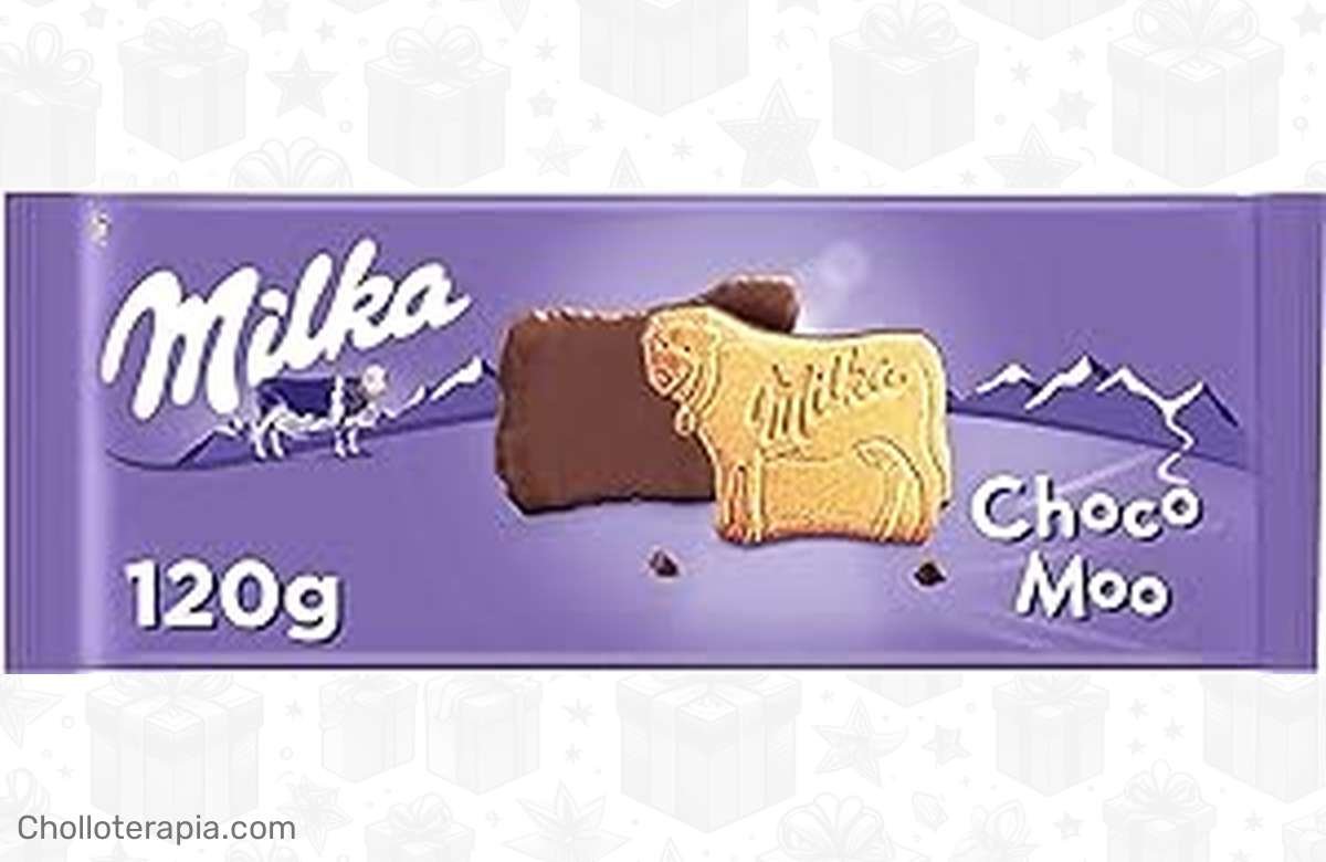 ¡Deléitate con las Galletas Milka Choco Moo y saborea el auténtico chocolate con leche de los Alpes! ¡Una tentación irresistible para tu paladar!