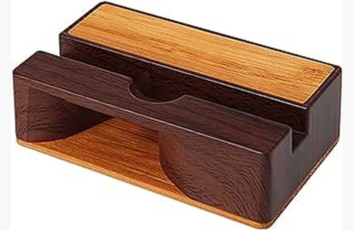 ¡Oferta única! Soporte de madera para tu celular con amplificador de sonido. ¡Ahorra un 50% ahora mismo!