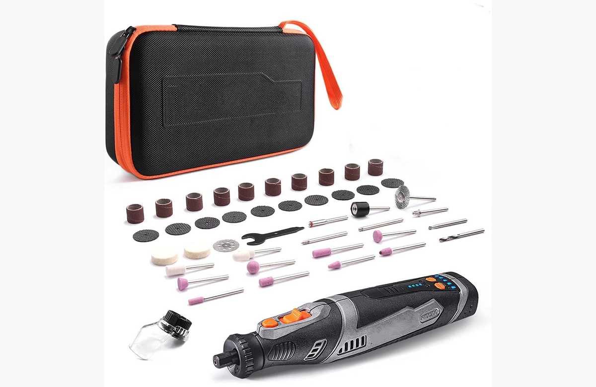 ¡Potente herramienta giratoria de 8 V con 43 accesorios! ¡No te pierdas esta oferta única para durabilidad sin límites!