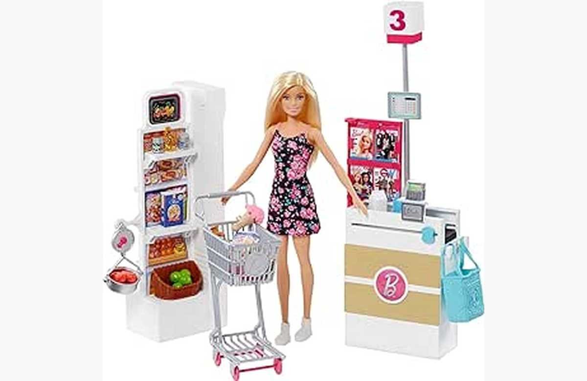 ¡Sorprendente descuento! Barbie Muñeca para supermercado, el regalo perfecto para peques. ¡No te lo pierdas!