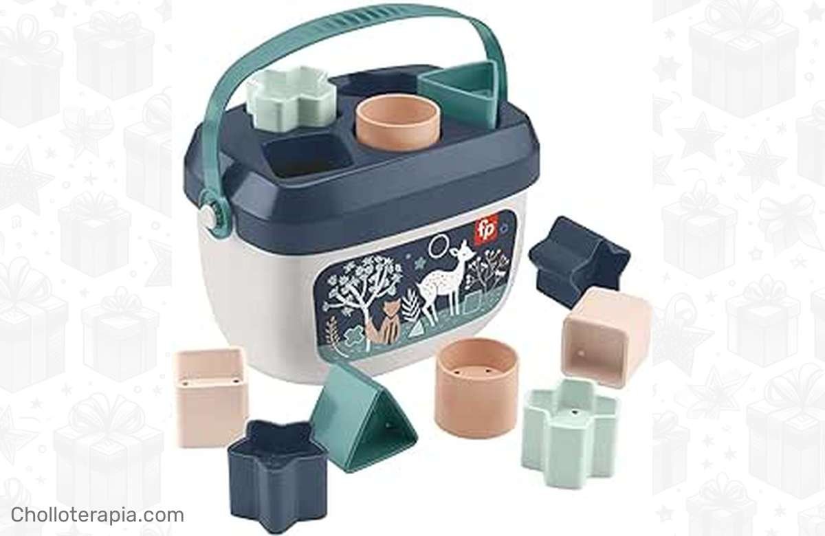 ¡No te pierdas esta oferta irresistible para tu bebé! Fisher-Price Cubo Primeros Bloques Cervatillo, el regalo esencial.