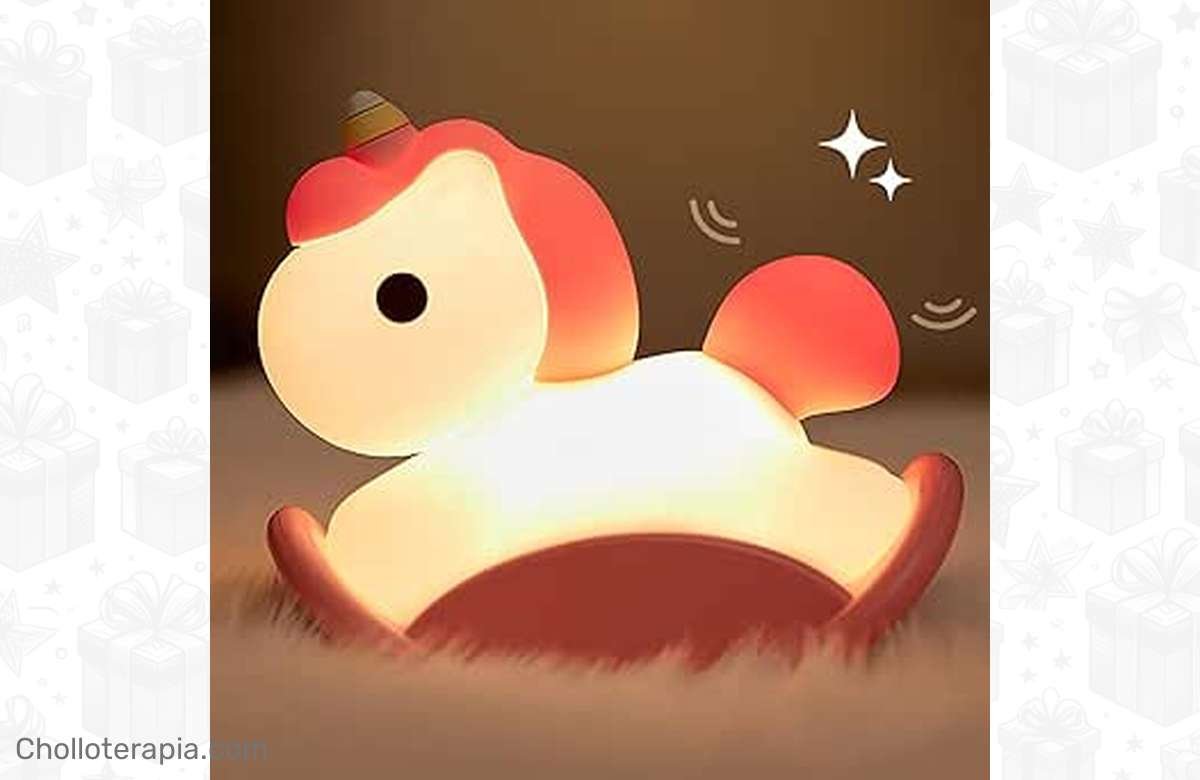¡La luz nocturna más adorable para tu bebé! ¿Estás listo para la magia del Carastek Unicornio?