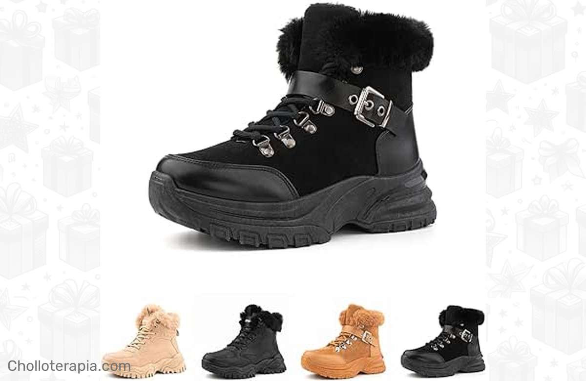 Dale estilo y confort a tus pies con las nuevas botas de invierno de plataforma. ¡No te pierdas esta oferta única!
