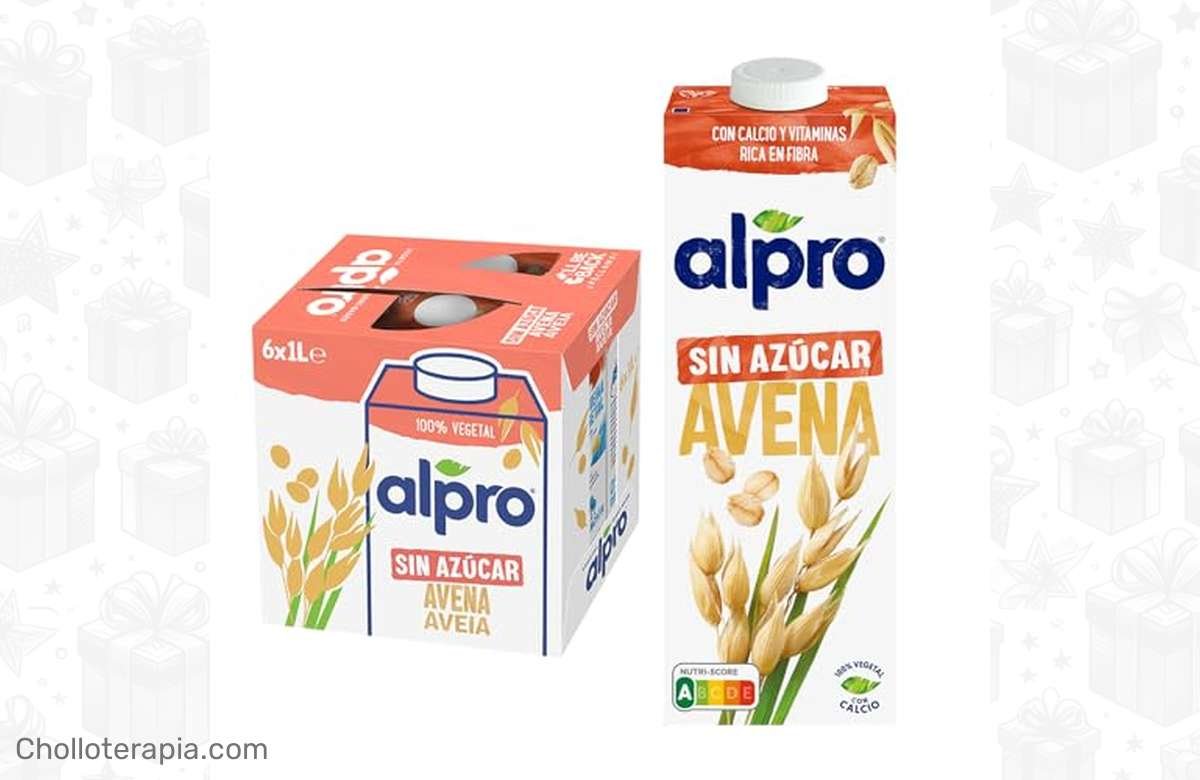 ¡No dejes pasar esta ganga! Alpro Bebida Vegetal de Avena sin Azúcar: 6x1L por un precio único increíble