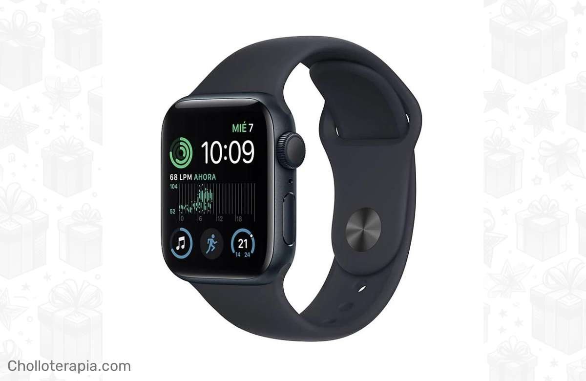 ¡No te pierdas el mega descuento! Apple Watch SE, GPS, 40 mm, Caja de aluminio, Vidrio delantero Ion-X, Correa deportiva a precio increíble.