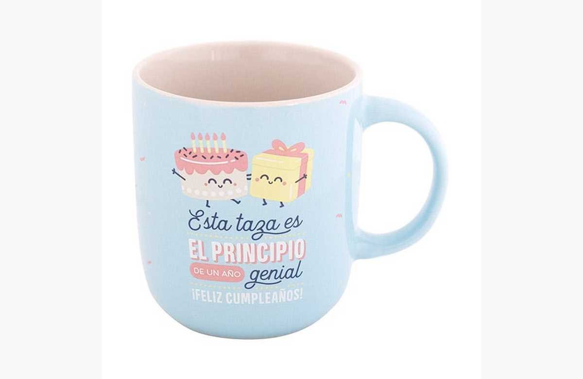 ¡Despierta con estilo! Ahorra un 50% en la taza de cerámica Mr Wonderful El Principio De Un Año Genial