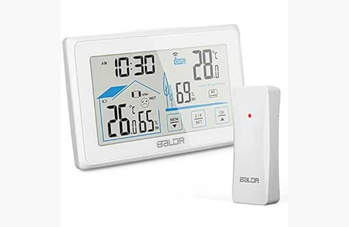 ¡No esperes más! Controla el clima al instante con esta oferta especial en una estación meteorológica inalámbrica con sensor exterior