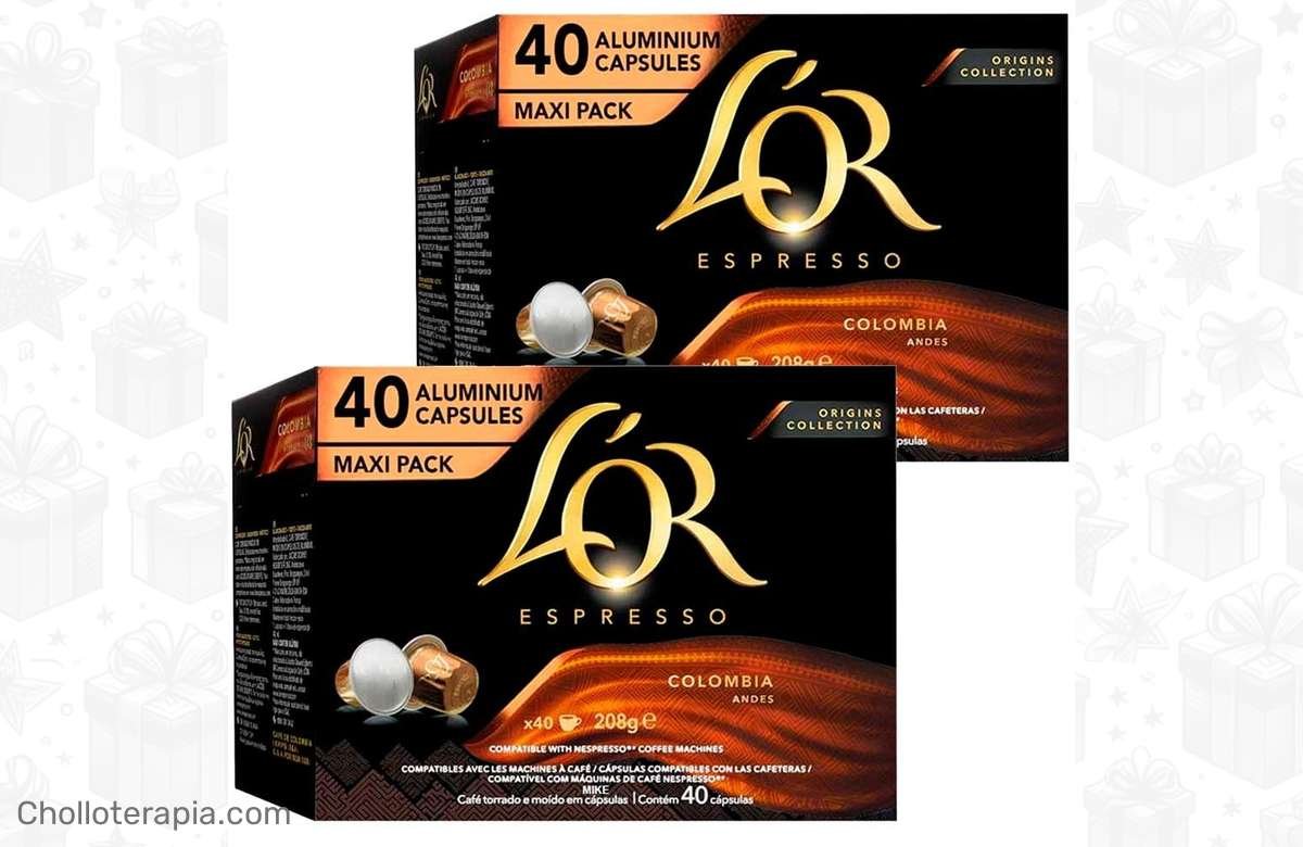 ¡No te pierdas este pedazo de descuento en la Nespresso Colombia Andes LOR Origins Collection 80 Cápsulas Maxi Pack!