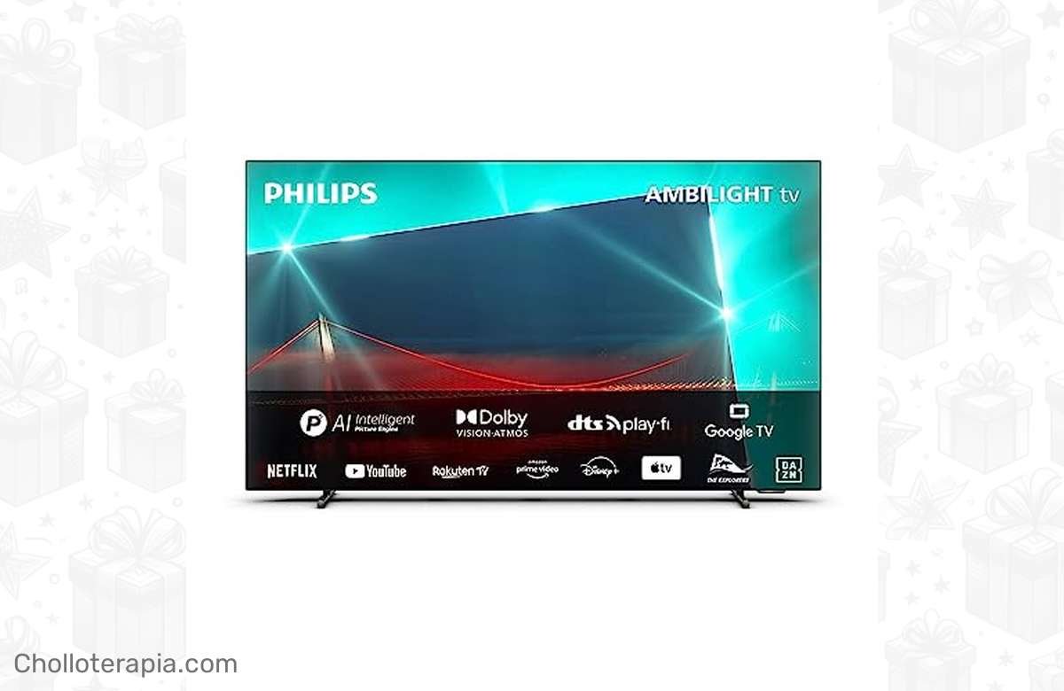 ¡No te pierdas la oportunidad de tener la mejor imagen en casa con el Philips 4K OLED Ambilight TV de 65 pulgadas!