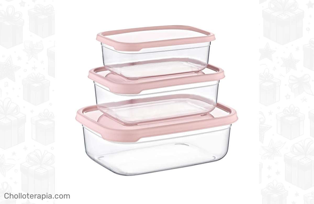¡No te quedes sin los Set 3 Recipientes Herméticos para Alimentos 7house a precio de ganga!