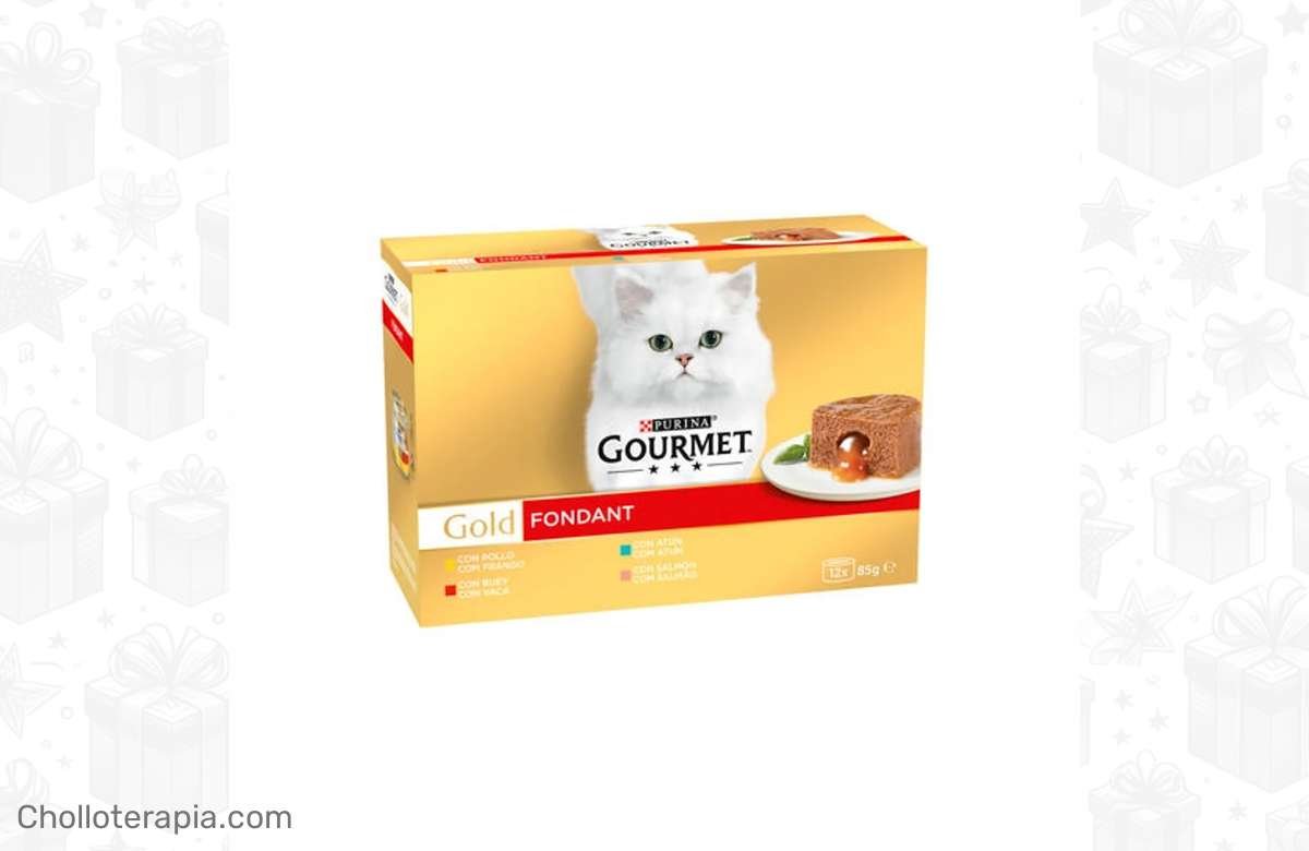 ¡No te quedes sin probarlo! PURINA® GOURMET Surtido 12x85g para tu gato a precio de ganga.