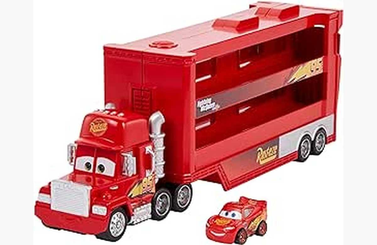 ¡Descuento alucinante! Ahorra un montón en el Mack Supercamión de coches de juguete de Disney Cars 3. ¡No dejes pasar esta oportunidad única y hazte con esta ganga increíble!