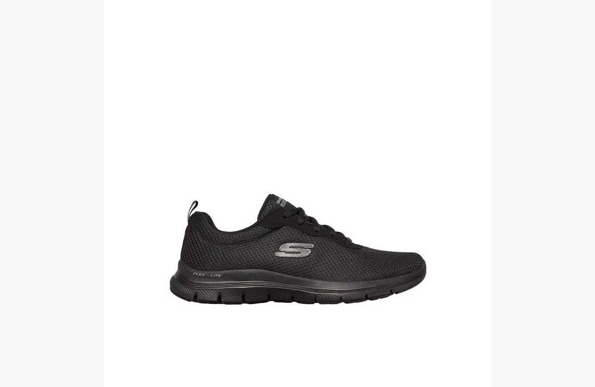 ¡Zapatillas SKECHERS negras para mujer a precio de locura!