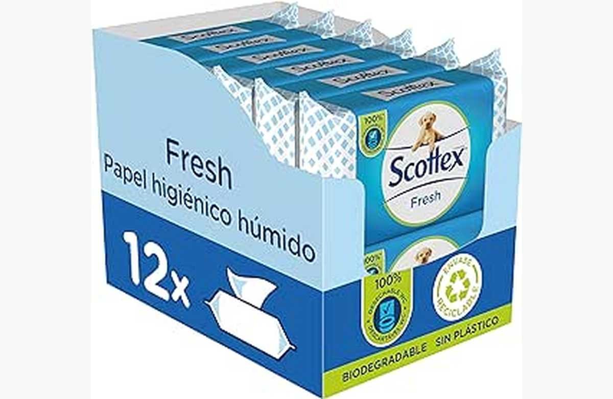 ¡Atrapa esta ganga! Scottex Papel Higiénico Húmedo Fresh con Agua Micelar y Vitamina E: ¡456 toallitas desechables por WC en una oferta única!