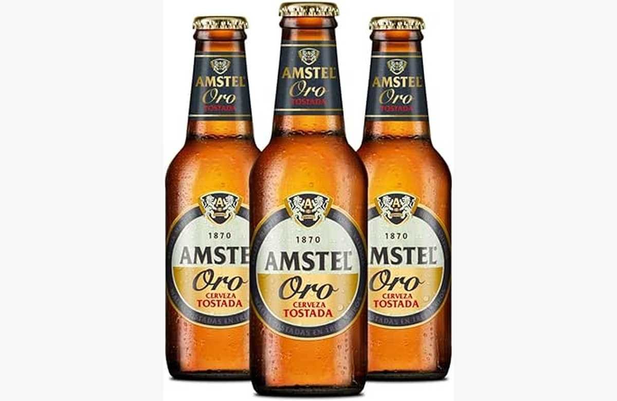 ¡Ahorra a lo grande en el pack de cerveza tostada Amstel Oro!