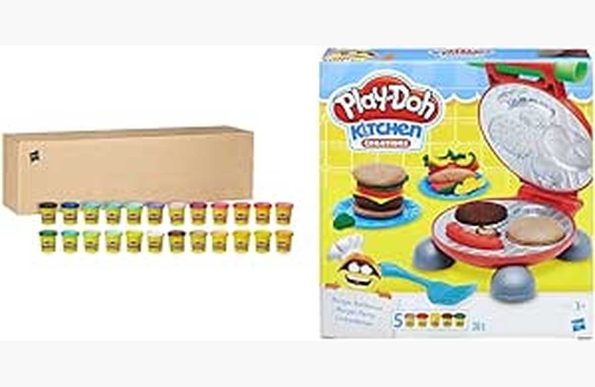 ¡Chollazo doble! Descuento alucinante en Pack 24 Botes & Barbacoa Play-Doh. ¡No te lo pierdas y aprovecha el precio súper barato!