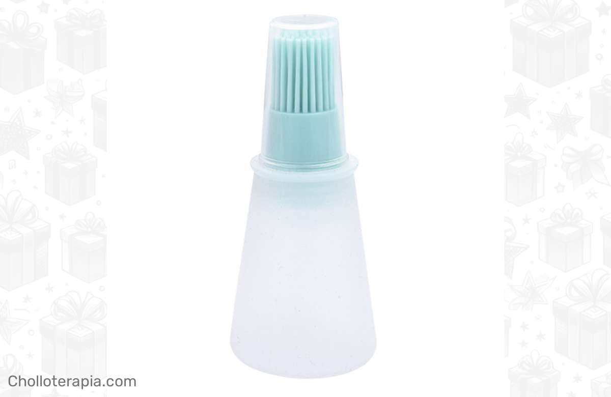 ¡Parrilla perfecta garantizada! Cepillo de aceite con escala a precio de locura ¡No te lo pierdas!