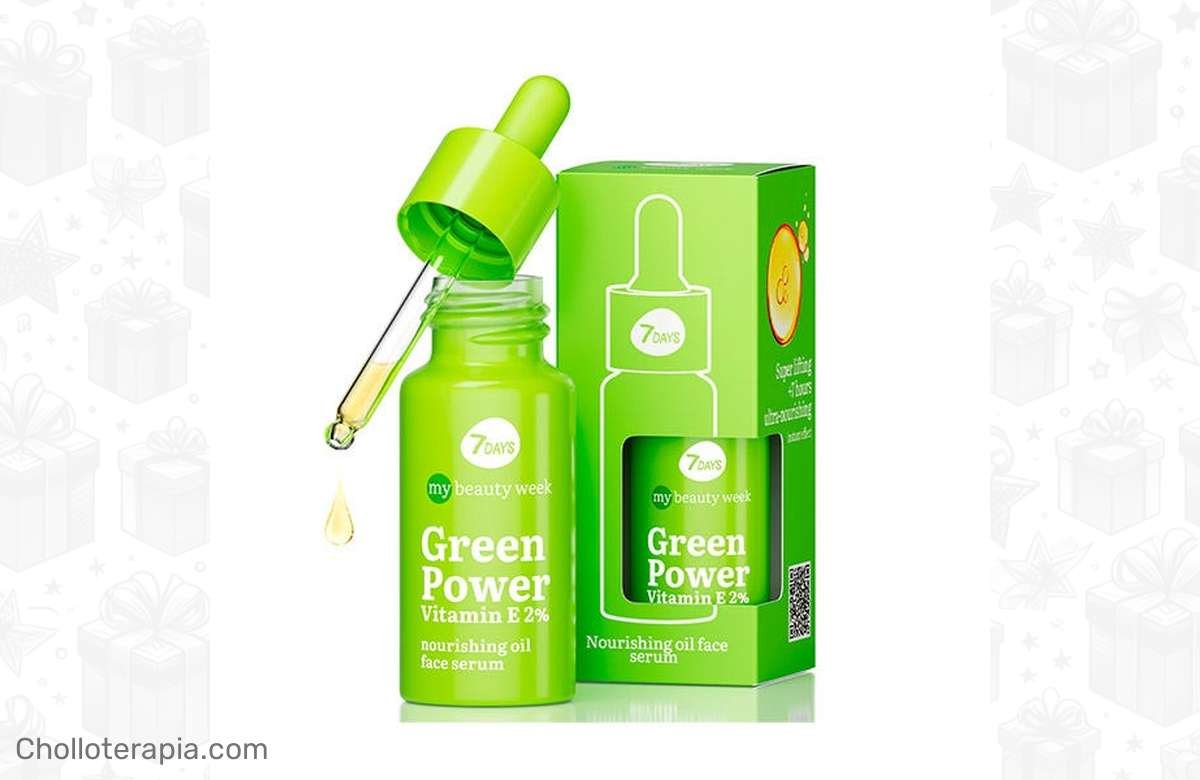 ¡Piel radiante en tiempo récord! Ahorra con el descuento imbatible en Sérum facial 7 days Green Power.